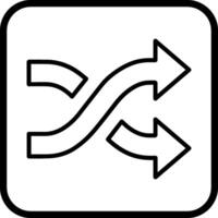 Shuffle-Vektor-Symbol vektor