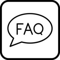 faq vektor ikon