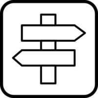 Wegweiser-Vektor-Symbol vektor