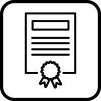 certifikat vektor ikon