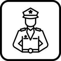 Vektor-Symbol für Polizisten vektor