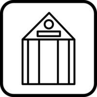 Museum Gebäude ii Vektor Symbol