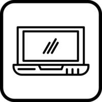 Laptop-Vektor-Symbol vektor