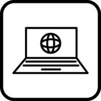 Internet-Vektor-Symbol vektor