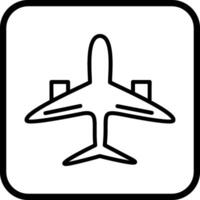 Flugzeug-Vektor-Symbol vektor