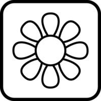 Symbol für Blumenvektor vektor