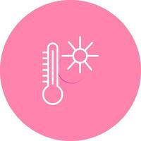 Symbol für Temperaturvektor vektor