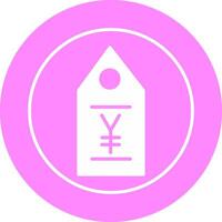 Yen-Tag-Vektorsymbol vektor