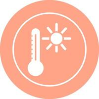 Symbol für Temperaturvektor vektor