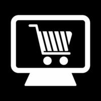 Webshop-Vektorsymbol vektor