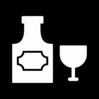 flaska av rom vektor ikon