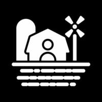 Bauernhaus-Vektor-Symbol vektor