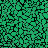 kontinuerlig design av grön organisk former. mönster sömlös för de textil- industri. vektor