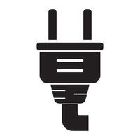 Stecker Symbol Logo Vektor Design Vorlage