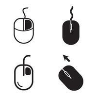 Computer Maus Symbol Logo Vektor Design Vorlage
