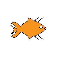 Fisch Symbol Vektor Design Vorlage