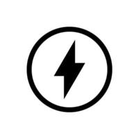 Elektrizität Leistung und Taste Symbol Vektor Design Vorlage