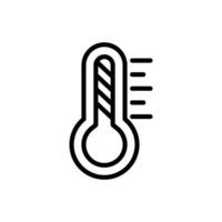 termometer ikon vektor design mallar