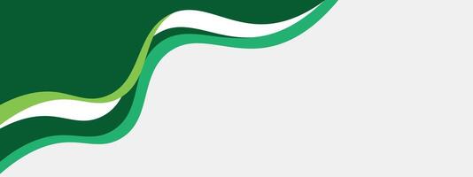 abstrakt mörk grön lutning baner mall med dynamisk bakgrund kurva former. modern ljus grön företag webinar baner design för webb, bakgrund, broschyr, hemsida, landning sida, presentation vektor