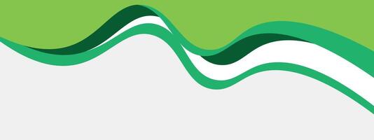 abstrakt dunkel Grün Gradient Banner Vorlage mit dynamisch Hintergrund Kurve Formen. modern Licht Grün Geschäft Webinar Banner Design zum Netz, Hintergrund, Broschüre, Webseite, Landung Buchseite, Präsentation vektor