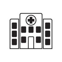 Krankenhaus Symbol Vektor Design Vorlage