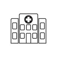 Krankenhaus Symbol Vektor Design Vorlage