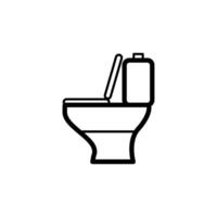 Toilette Symbol Vektor Design Vorlage