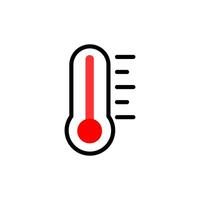 Thermometer Symbol Vektor Design Vorlagen