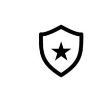 Star Schild Symbol Vektor Design Vorlage