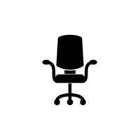 Büro Stuhl Symbol Vektor Design Vorlagen