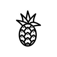 Ananas Symbol Design Vorlagen einfach vektor