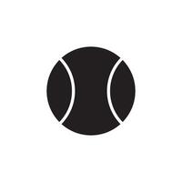 Tennis Ball Symbol Design Vektor Vorlagen