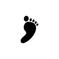 Fuß Symbol Vektor Design Vorlagen einfach
