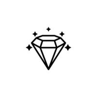 Diamant modisch Symbol Vektor Design Vorlagen einfach