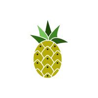 ananas ikon design mallar enkel vektor
