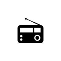 Radio-Icon-Vektor-Design-Vorlage vektor