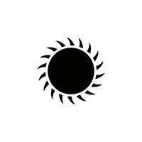 Sonne Symbol Vektor Design Vorlage