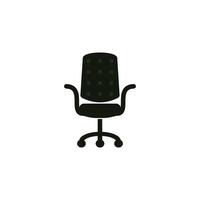 Büro Stuhl Symbol Vektor Design Vorlagen