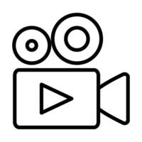 Video Kamera Symbol Vektor Design Vorlage