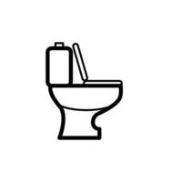 Toilette Symbol Vektor Design Vorlage