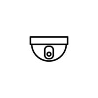 Kuppel cctv Sicherheit Kamera Symbol Vektor Design Vorlagen