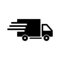 schnell Versand Lieferung LKW Symbol Vektor Design Vorlagen