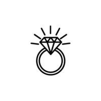 ringa diamant ikon vektor design mallar