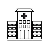 Krankenhaus Symbol Vektor Design Vorlage