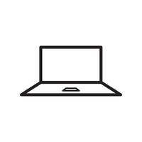 Laptop Symbol Vektor Design Vorlagen