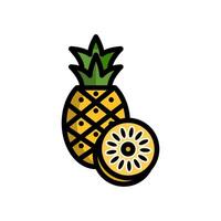 Ananas Symbol Design Vorlagen einfach vektor