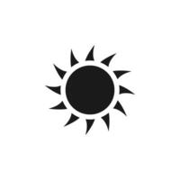 Sonne Symbol Vektor Design Vorlage