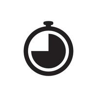 Uhr und Uhr Zeit Symbol Vektor Design Vorlage
