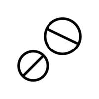 Kapsel und pil Symbol Vektor Design Vorlage