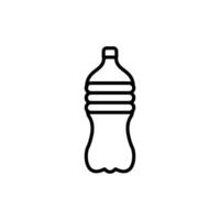 Plastik Flasche Symbol Vektor Design Vorlagen